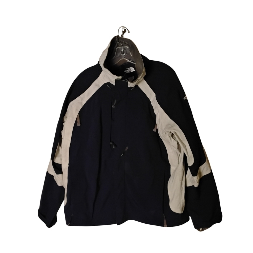 The North Face HyVent Men's M Ski Snowboard Outerwear Navy Beige Jacket